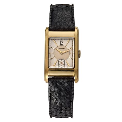 cartier tank etanche|cartier yellow gold tank watch.